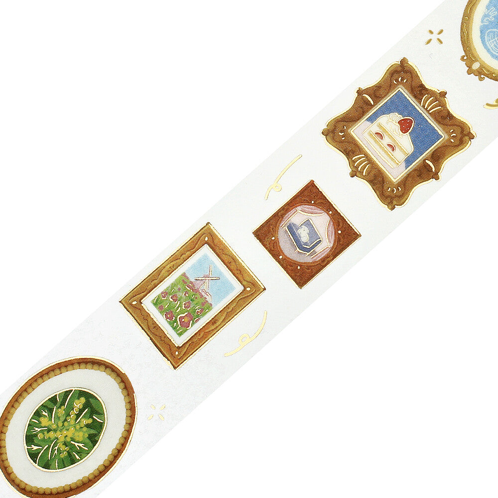 BGM - PET tape, Decorative Painting, gold foil, design loop