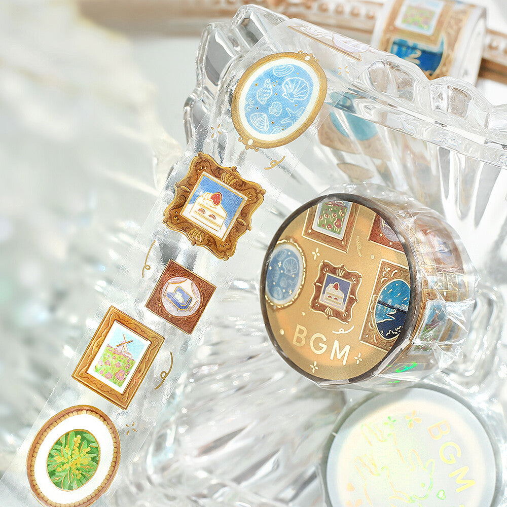 BGM - PET tape, Decorative Painting, gold foil, designs