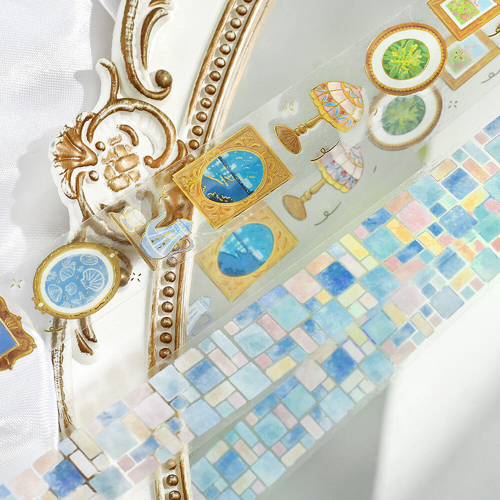 BGM - PET tape, Decorative Painting, gold foil, frame design