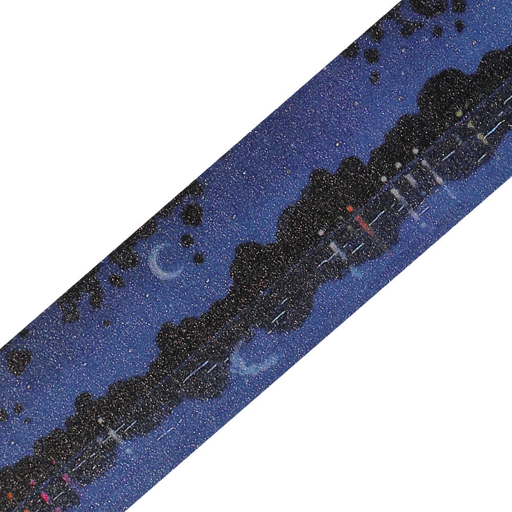 BGM - Washi tape, Lake at night, silver foil, washi loop