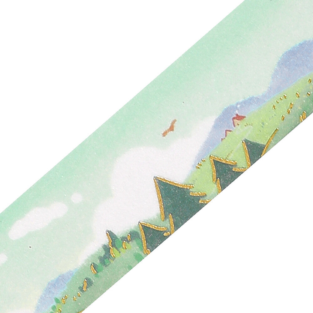BGM - Washi tape, Glorious Fields, gold foil, loop