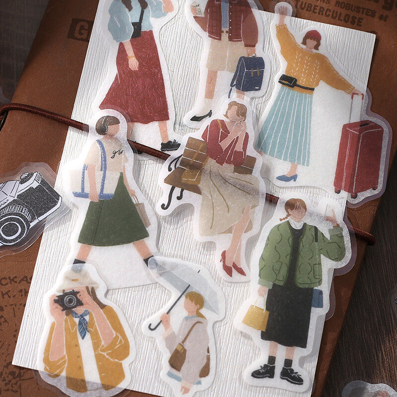 BGM - Sticker flakes, Illustrated Book Series, A Girl's Journey, samples