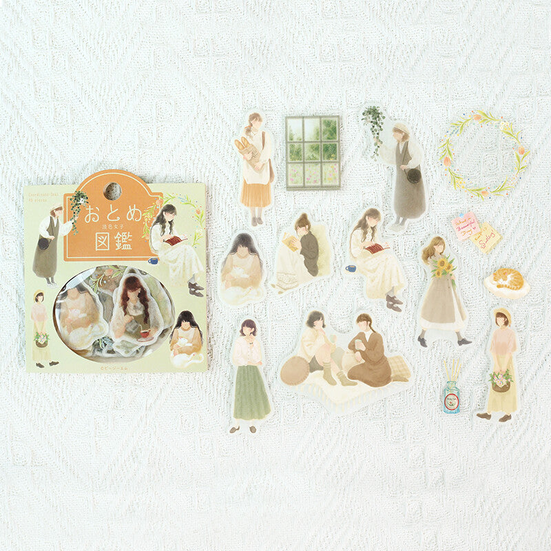 BGM - Sticker flakes, Illustrated Book Series, Slow Days, front packet