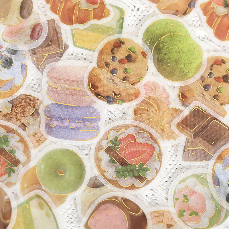 BGM - Sticker flakes, A Lot of Sweets! Gold foil, sample