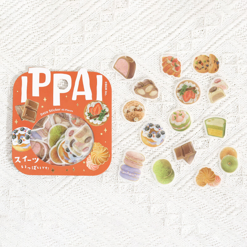 BGM - Sticker flakes, A Lot of Sweets! Gold foil, packet