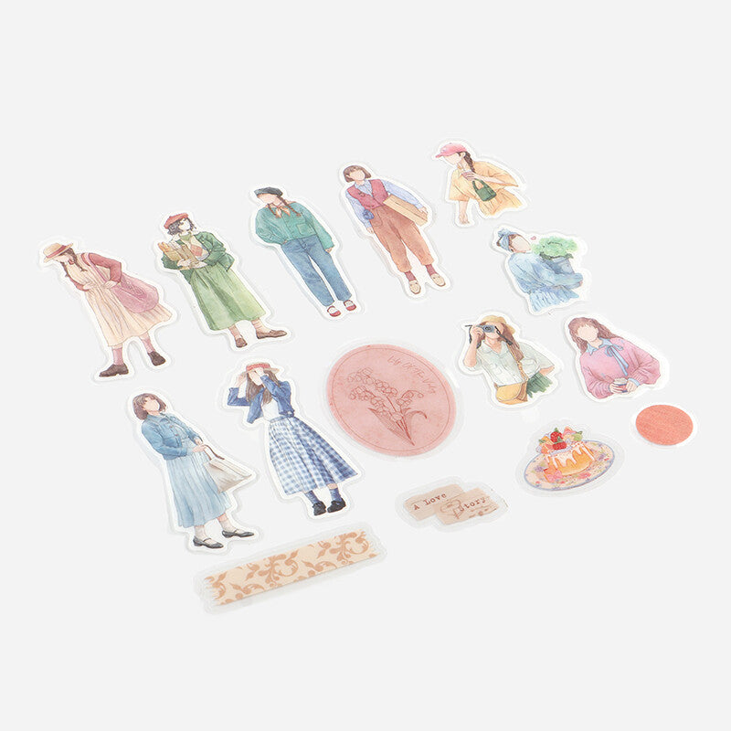 BGM - Sticker flakes, Coordinate Collection, A Love Story, collections