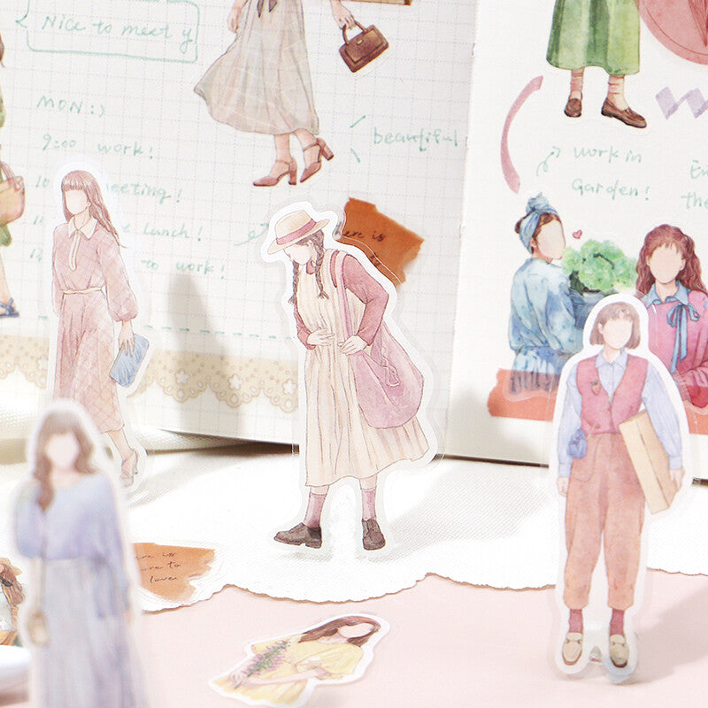 BGM - Sticker flakes, Coordinate Collection, A Love Story, decorations