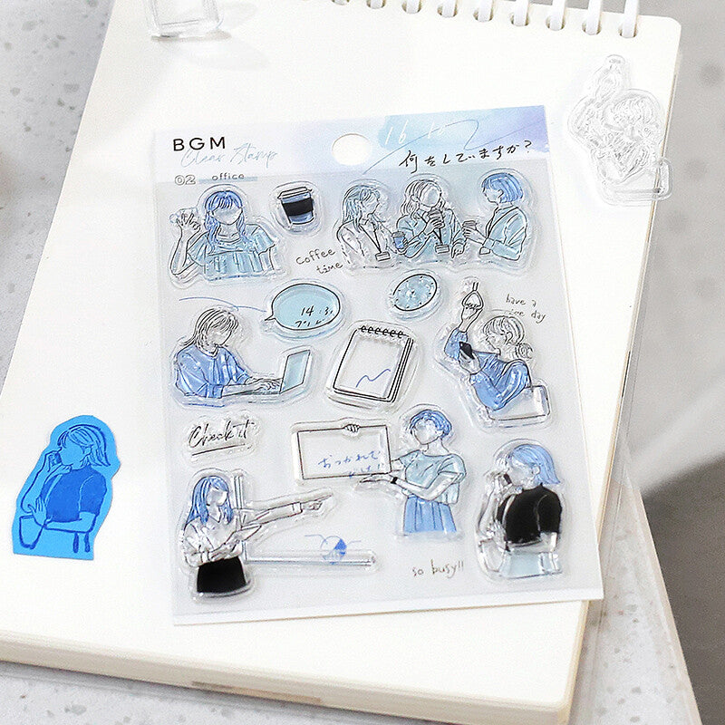 BGM - Clear Stamps, Office, front