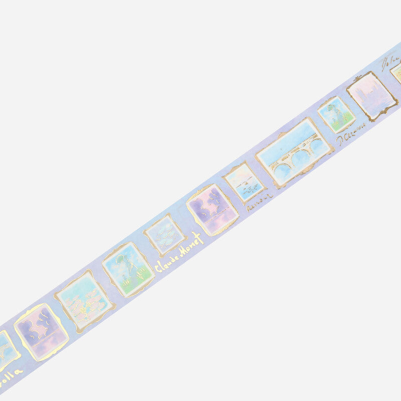 BGM - Washi tape, Art tour, impressions, gold foil, loop