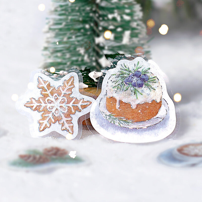 BGM - Sticker flakes, Cafe A la mode, limited edition, silver foil, sample