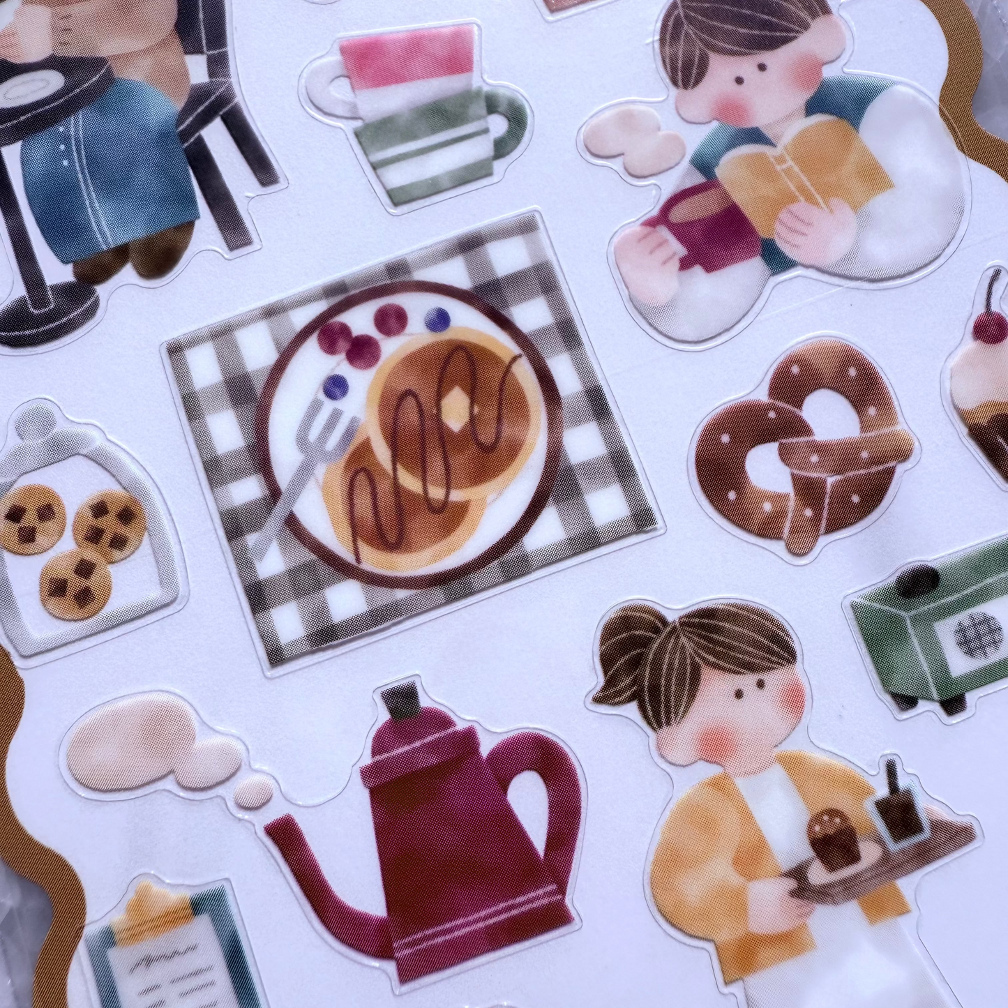 Mindwave - PET stickers, Cafe, design