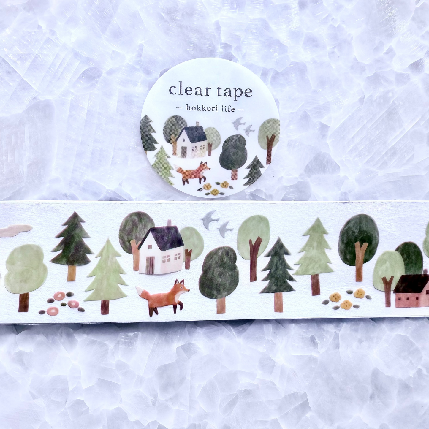 Mindwave - PET tape, Home in the woods, 30mm Width, design