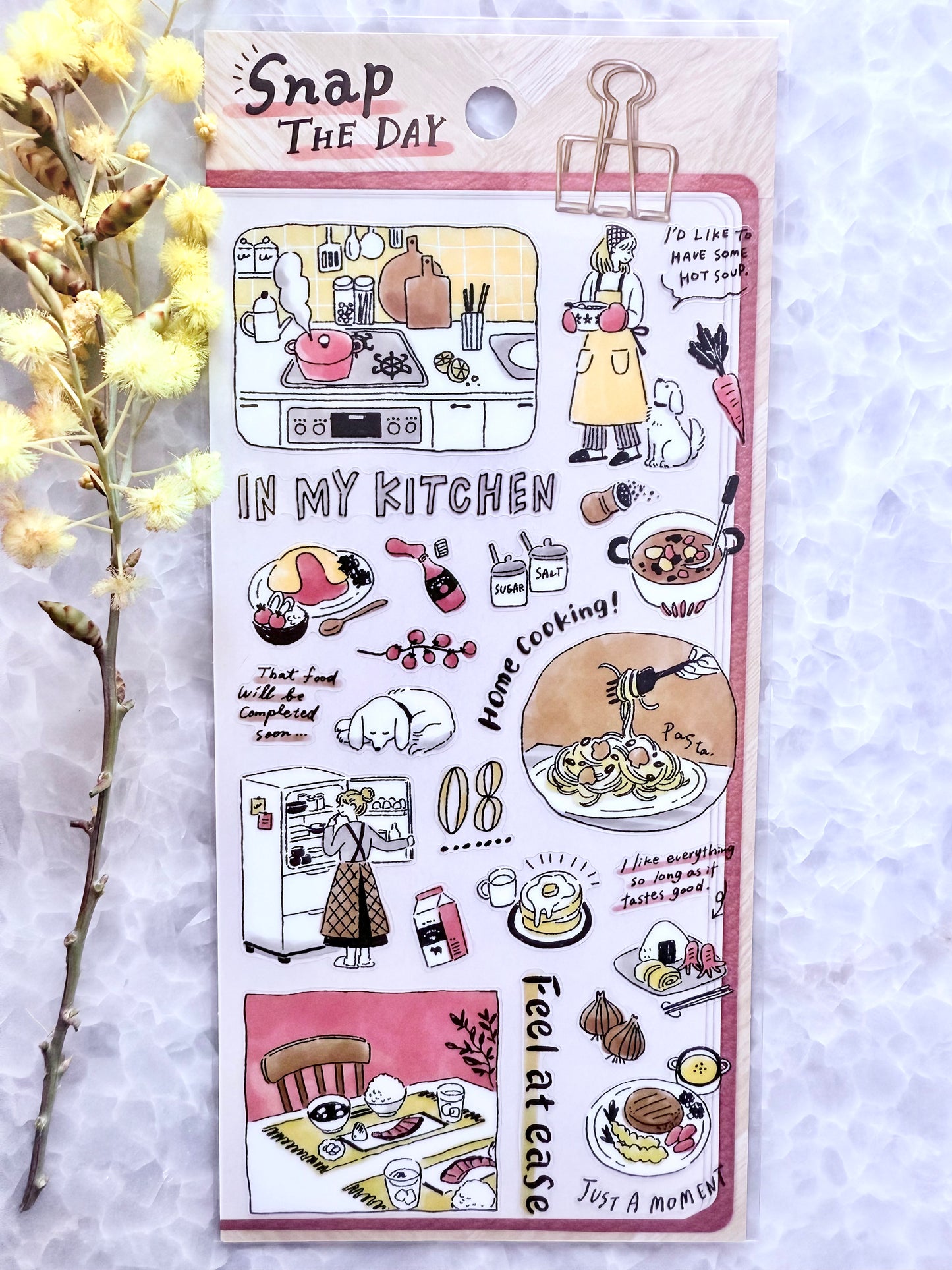 Mindwave - PET stickers, Cooking, front