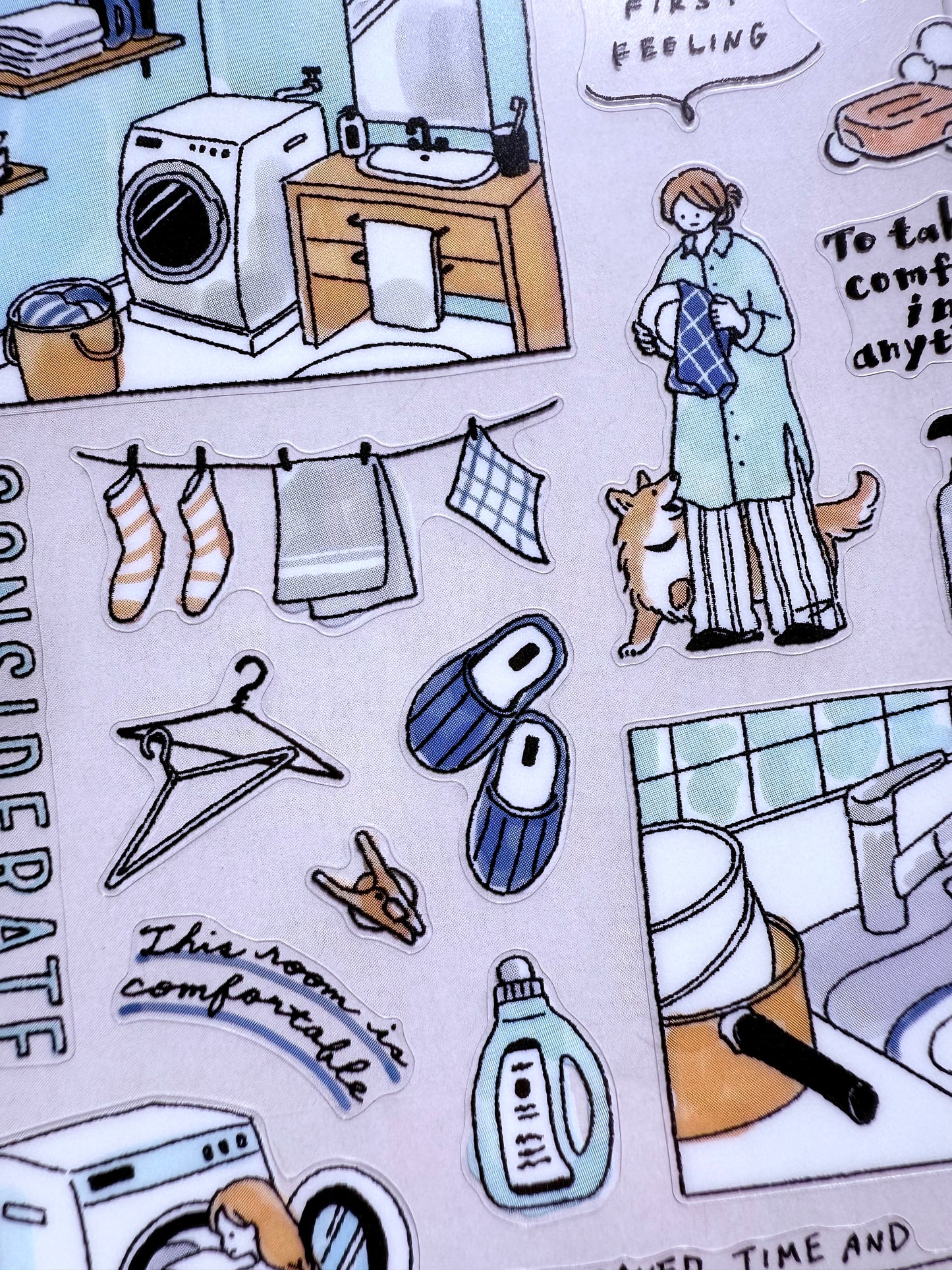 Mindwave - PET stickers, Housework, design