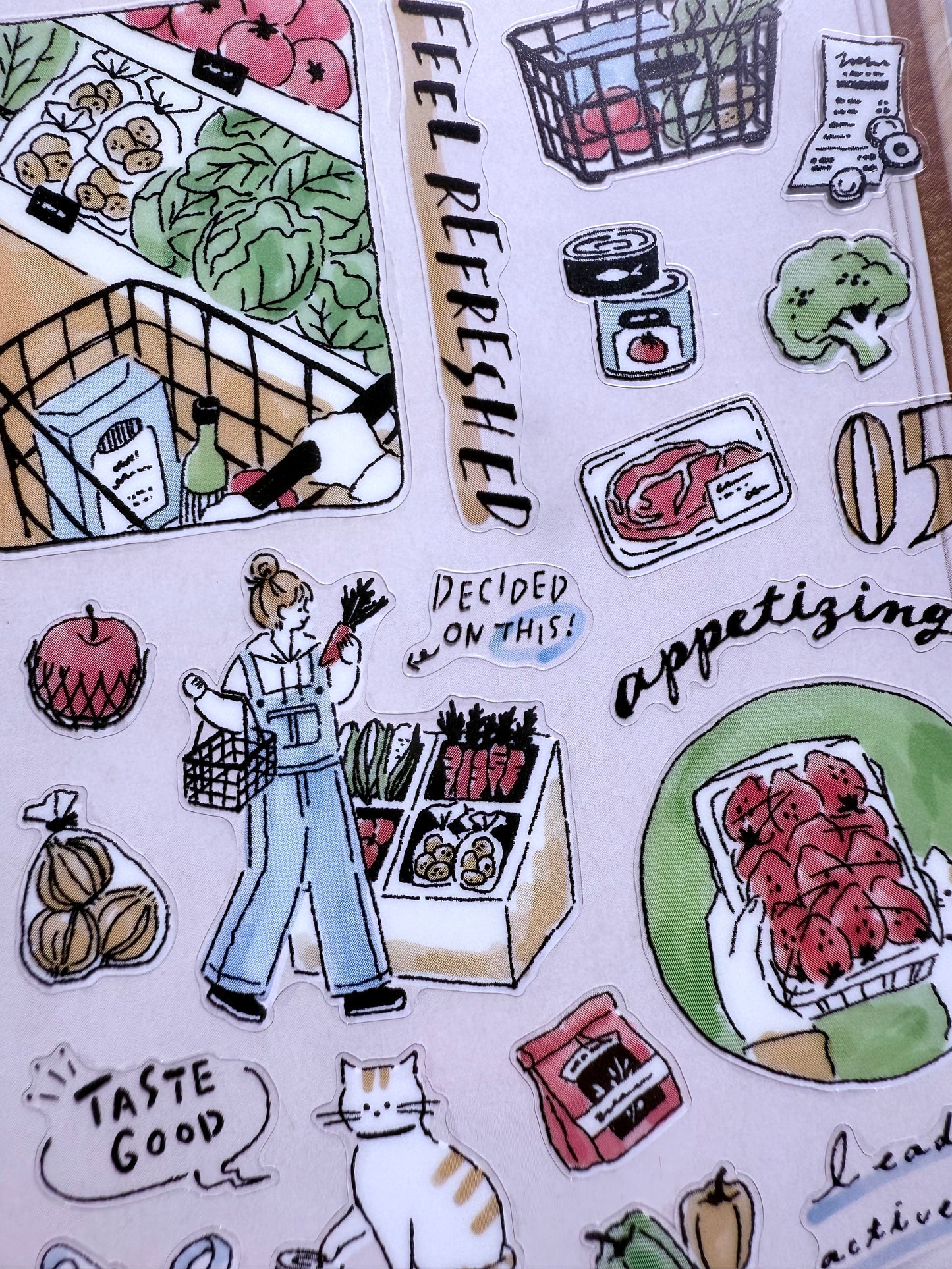 Mindwave - PET stickers, Shopping, design
