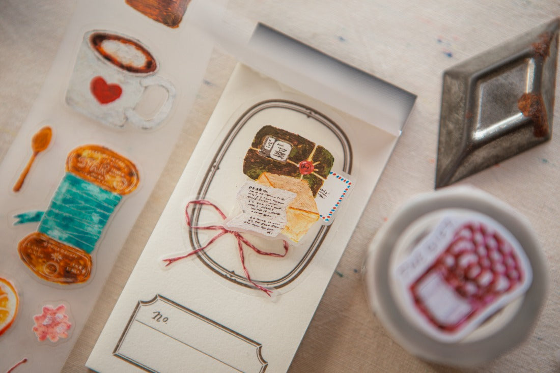 OURS Studio, The Gift, PET Tape, kiss-cut, packaging