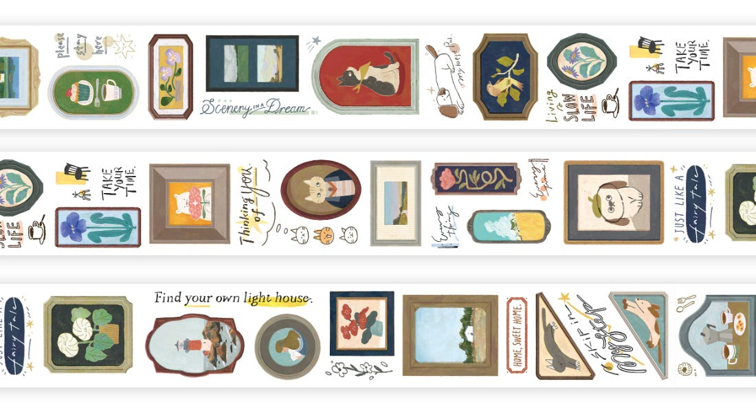 OURS Studio - PET Tape, A Walk in the Gallery, design loop