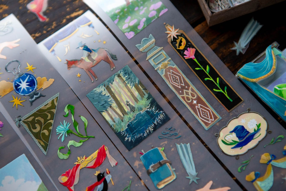 OURS Studio - PET Tape, Traveler's Footprints (Wayfarer 2), designs