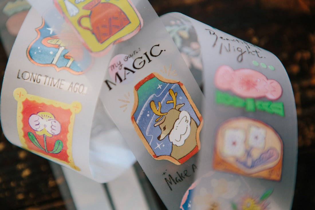 OURS Studio - PET Tape, Bedtime Story, designs