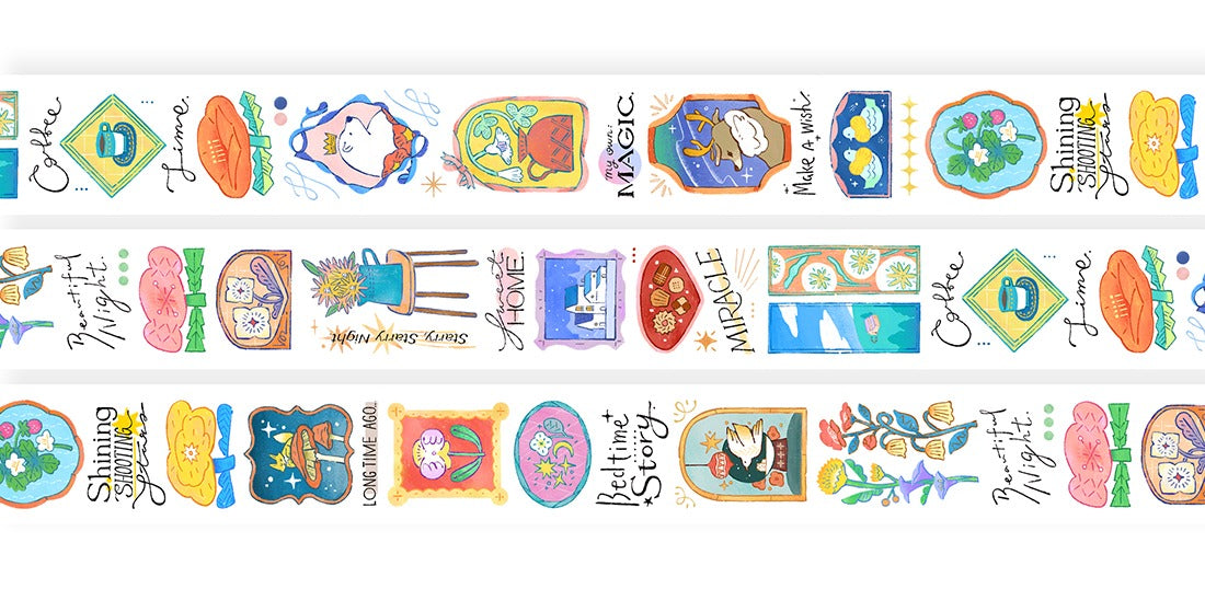OURS Studio - PET Tape, Bedtime Story, design loop