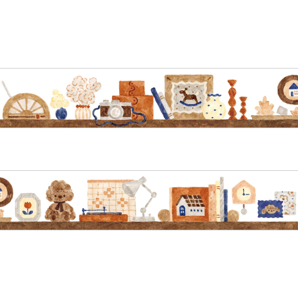 Papier Platz - Washi tape, Dog and Interior, loop