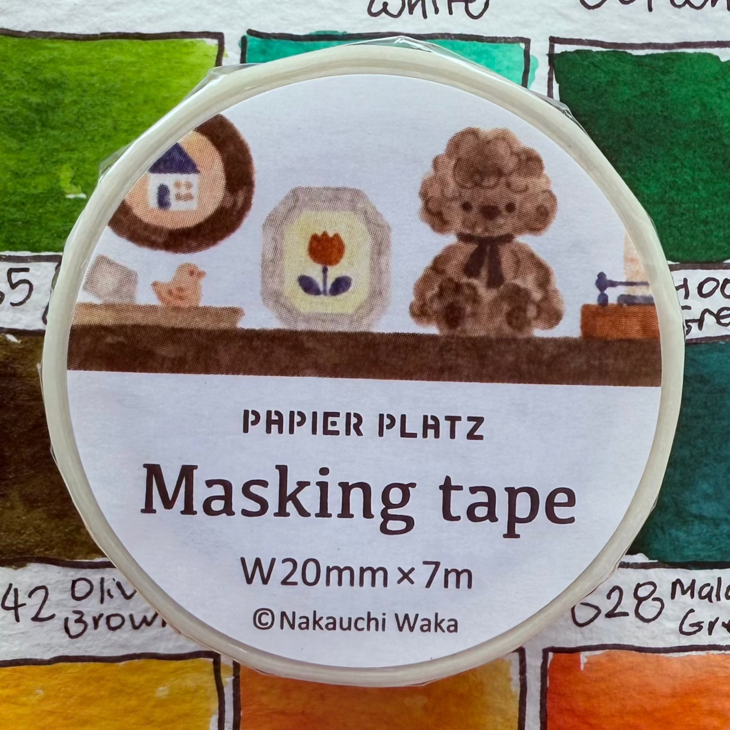 Papier Platz - Washi tape, Dog and Interior, front product