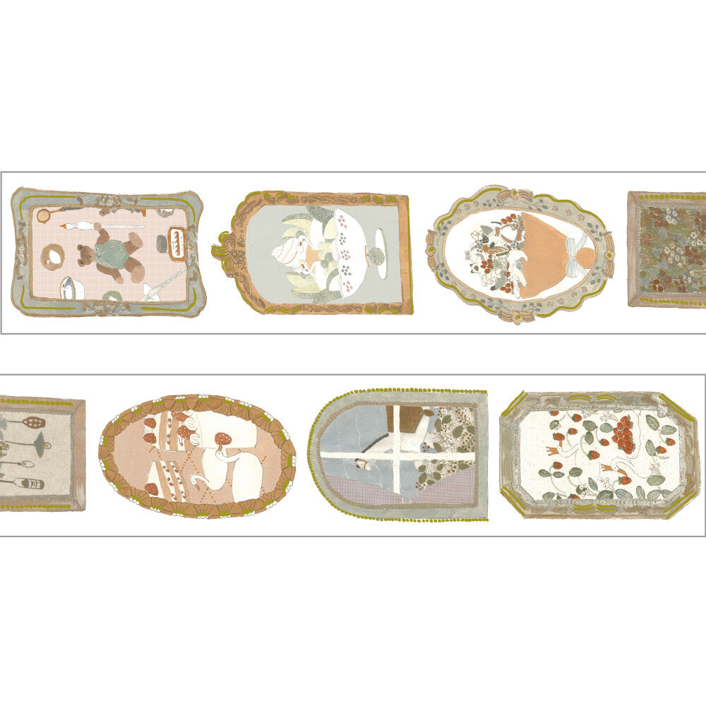 Papier Platz - Washi tape, Picture Frames, gold foil, washi loop