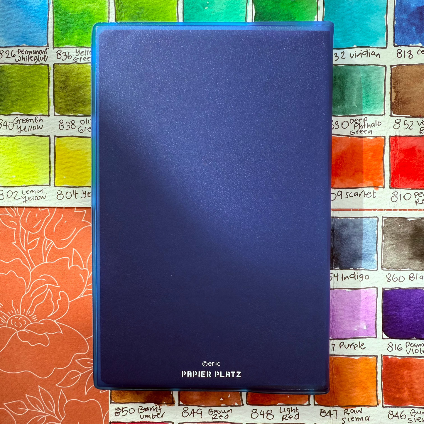 Papier Platz - Pocket log notebook, ERIC, Ink Bottle, back