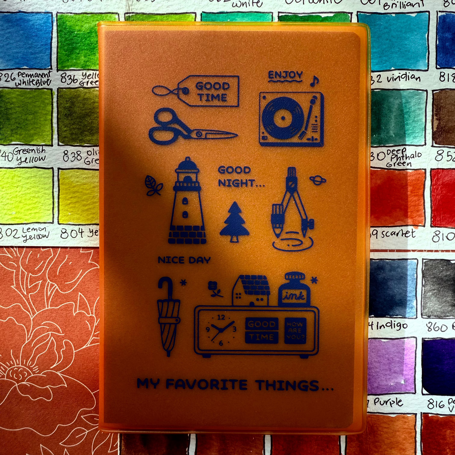 Papier Platz - Pocket log notebook, ERIC, Favourite Things, front product