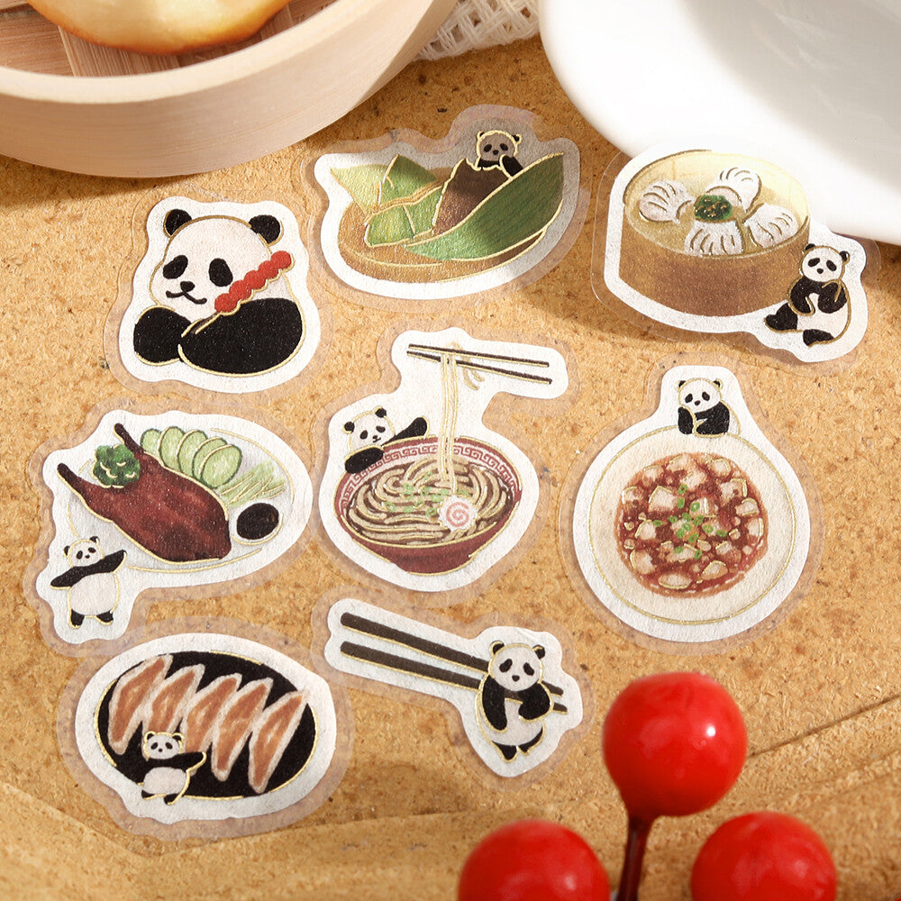BGM - Sticker Flakes, Panda day, Cooking, Gold Foil