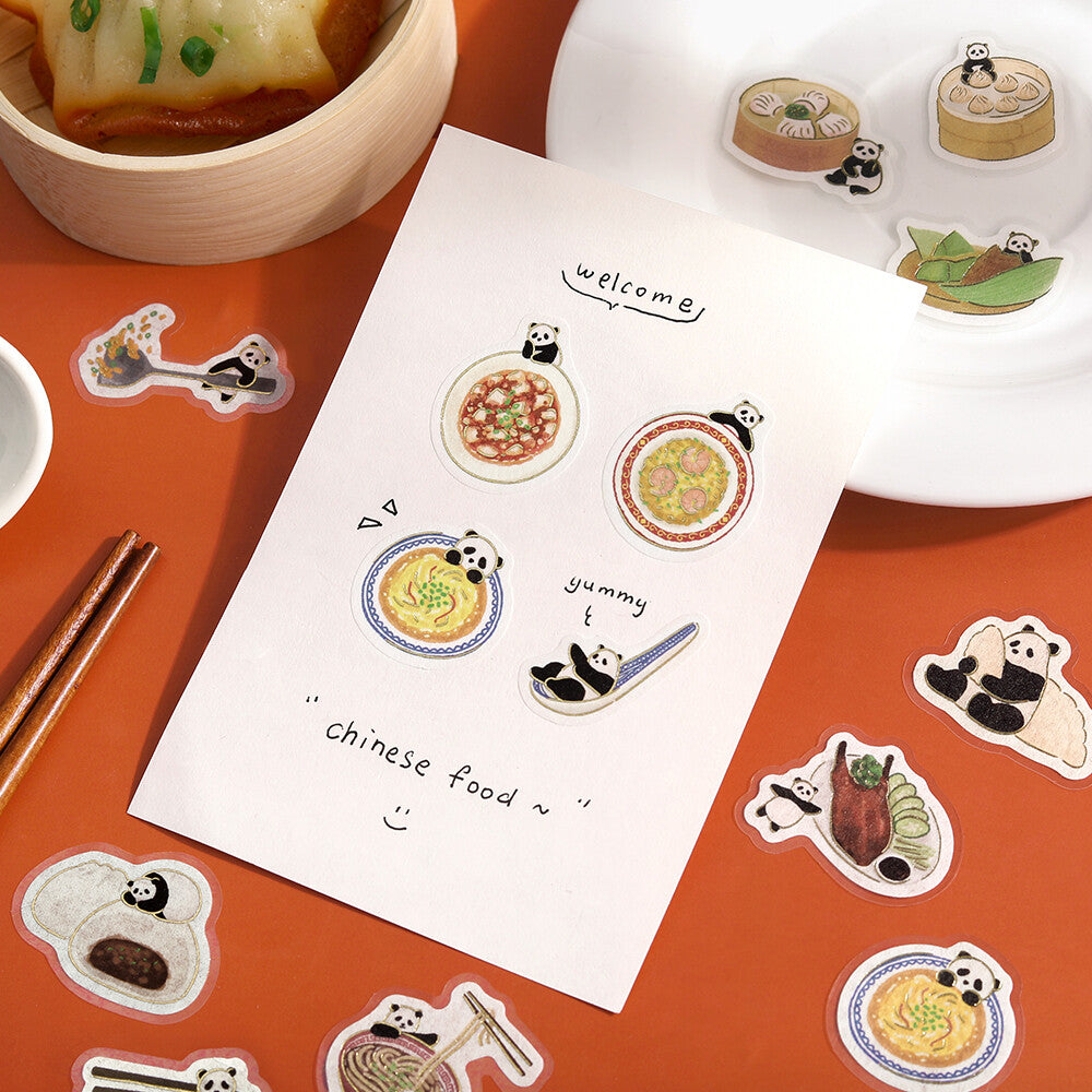 BGM - Sticker Flakes, Panda day, Cooking, Gold Foil