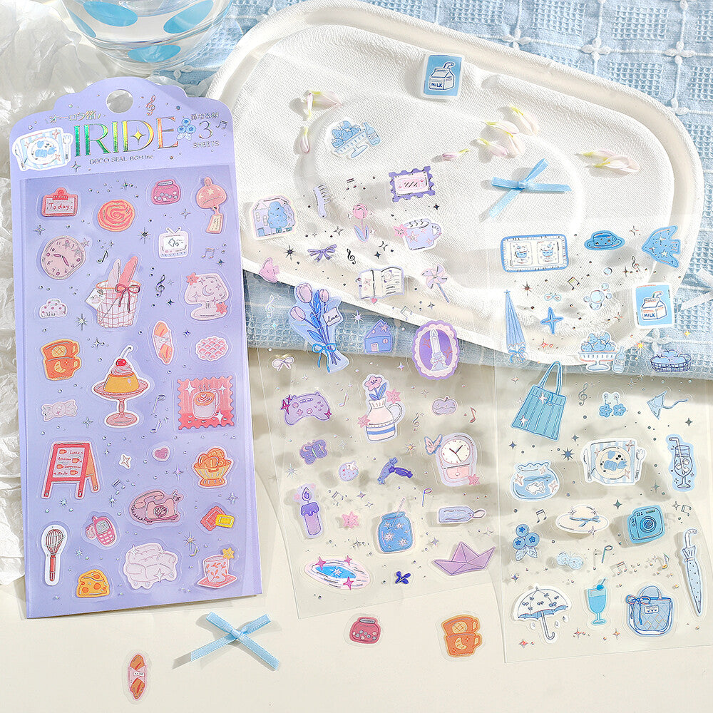 Stickers with a tea theme