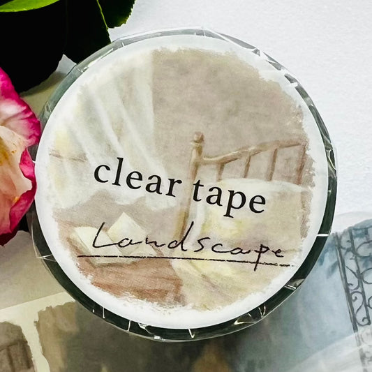 Mindwave - Washi Tape Landscape Clear Tape 30mm Width, late at night, product