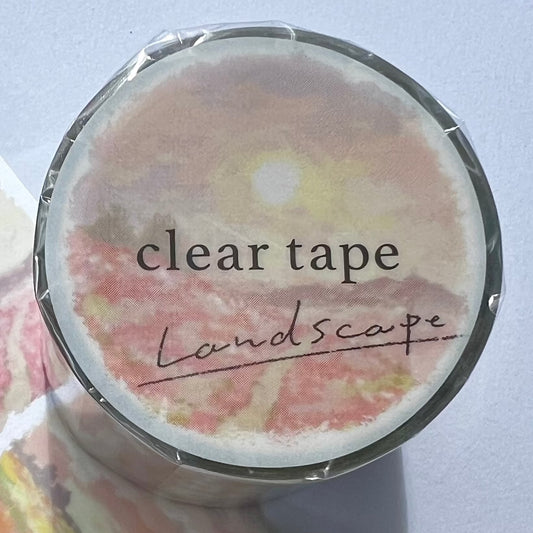 Mindwave - Washi Tape Landscape Clear Tape 30mm Width, Akanegumo, product