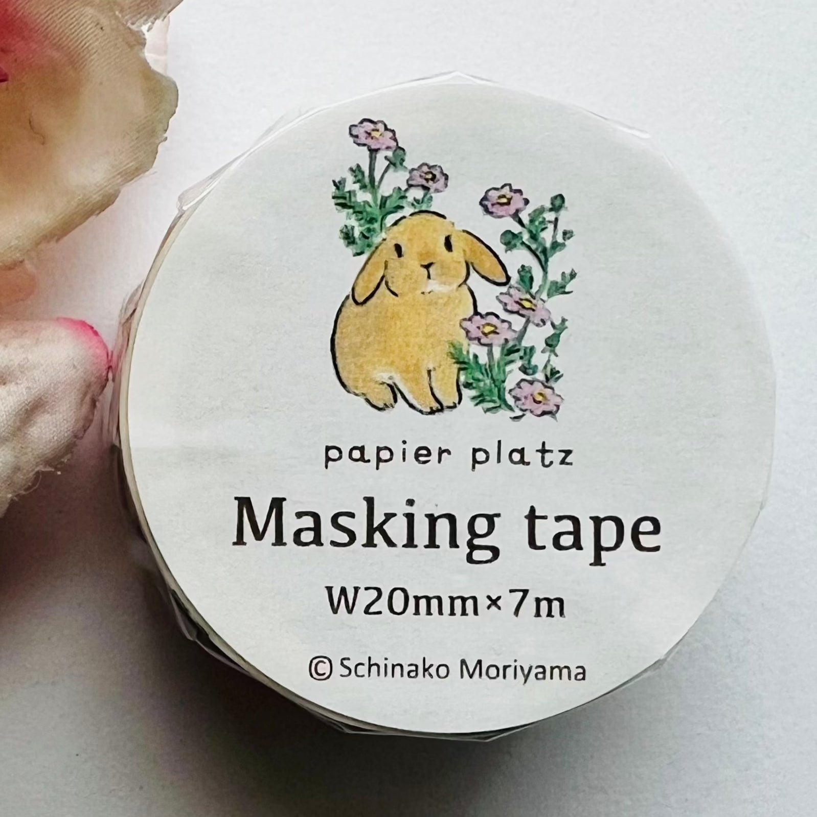 Papier Platz washi sticker flakes stickers bunnies washi