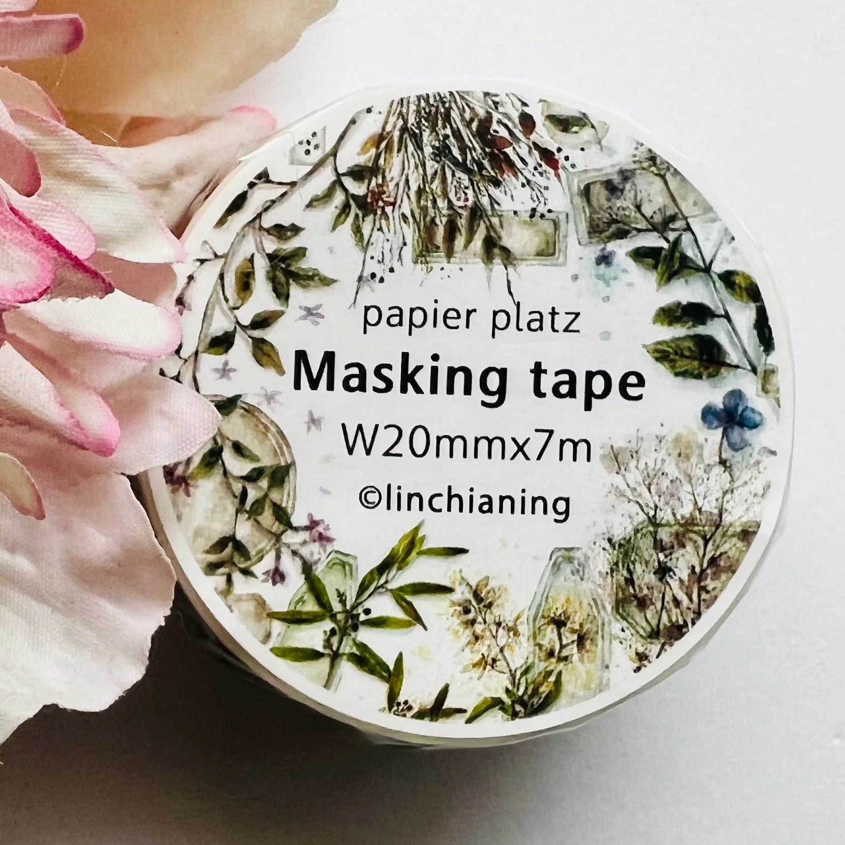 Papier Platz washi tape Linchianing floral