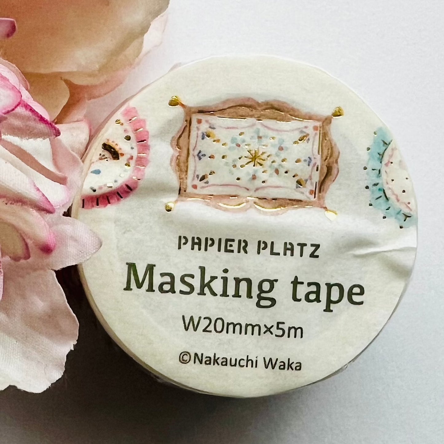 Papier Platz washi tape gold foil Nakauchi Waka