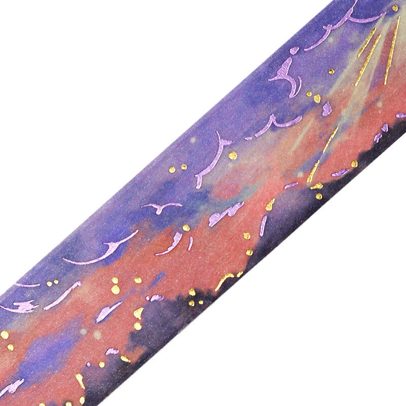 Colorful marbled pattern on a white background
