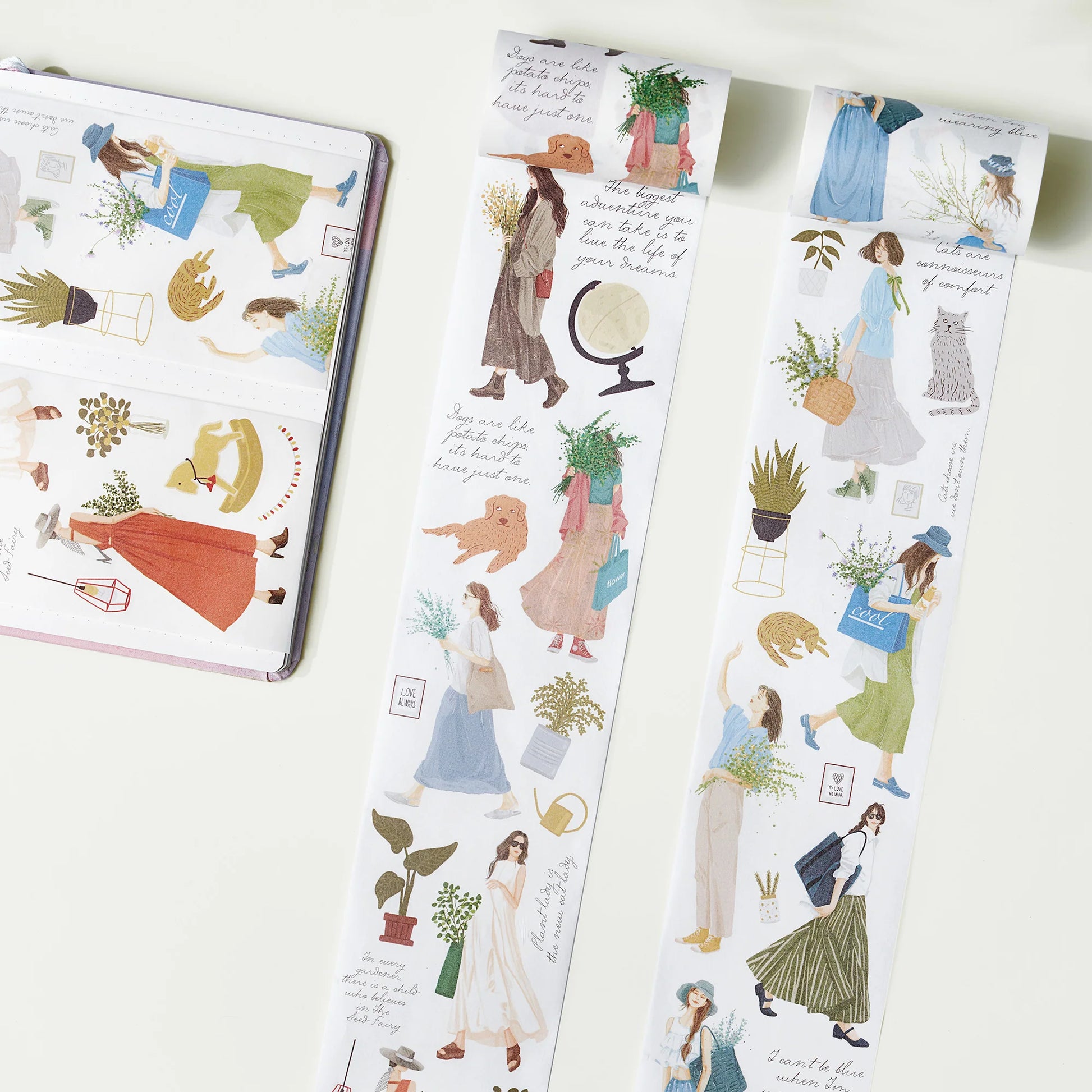 The Washi Tape Shop - Midst of the Journey x 2 Washi Tape Sticker Set designs