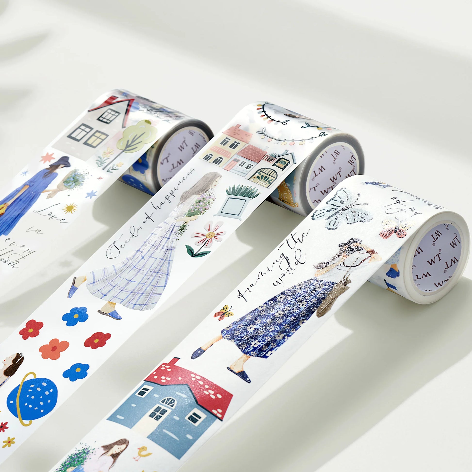 The Washi Tape Shop - Morocco's Blue Hues Wide Washi / PET Tape, loops