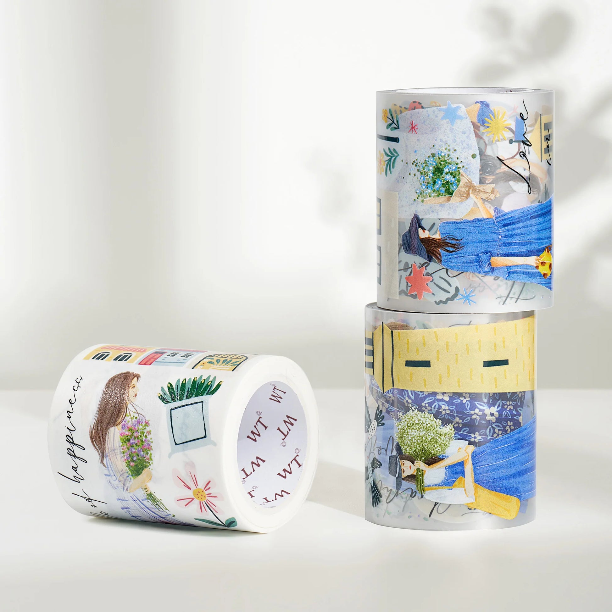 The Washi Tape Shop - Morocco's Blue Hues Wide Washi / PET Tape, designs