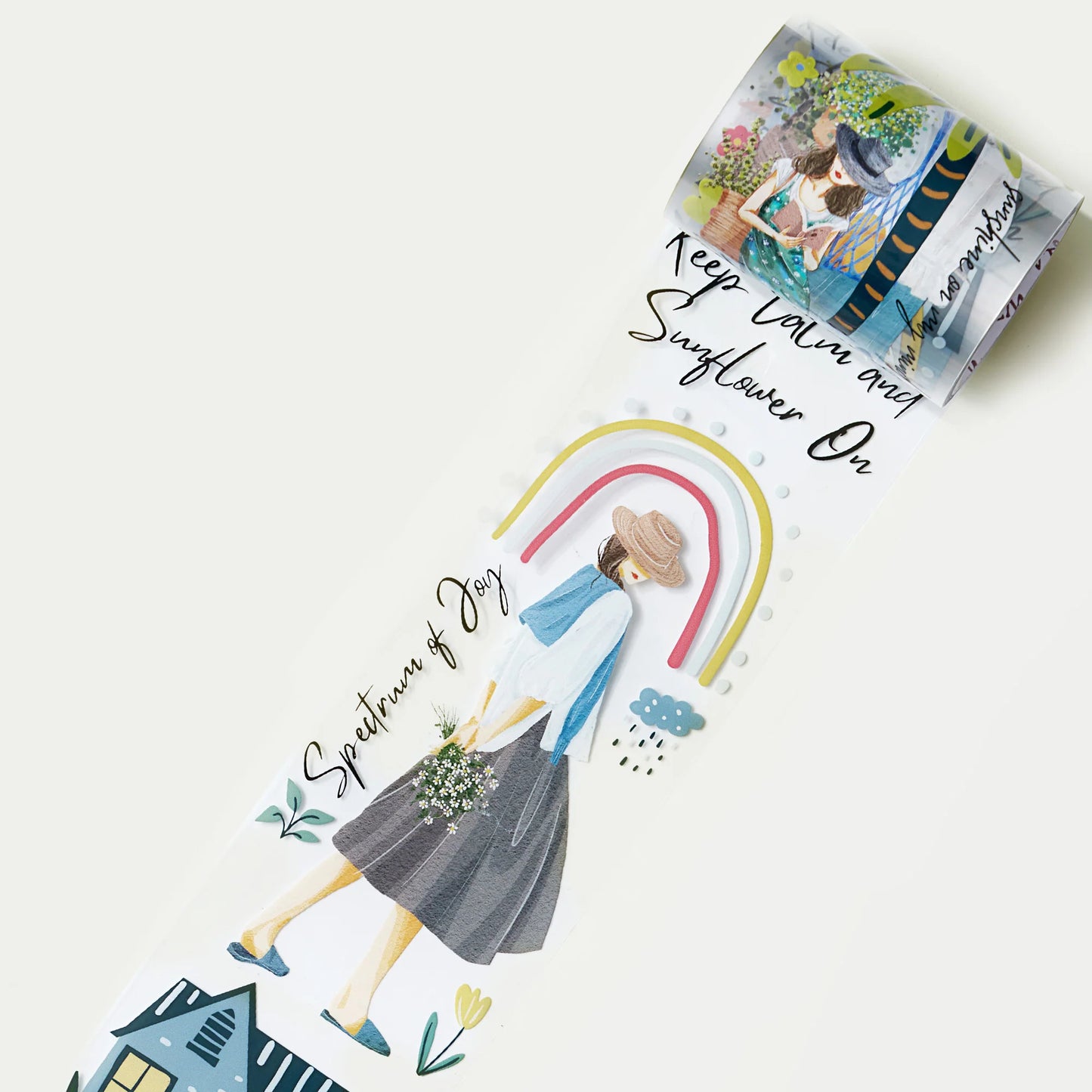 The Washi Tape Shop - Prague's Colorful Journey Wide Washi / PET Tape girl illustrations