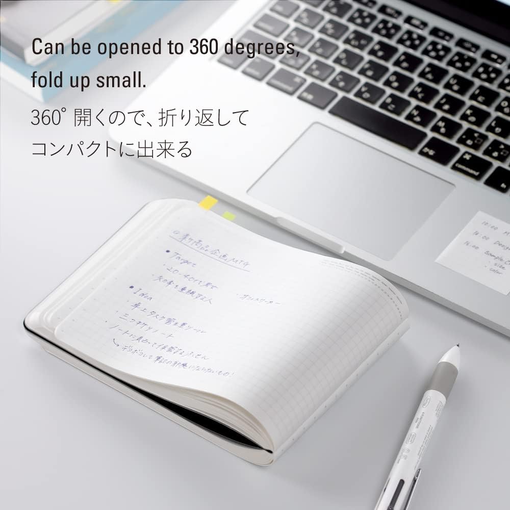 Stalogy - 365 Days Notebook, B6 landscape, black, front