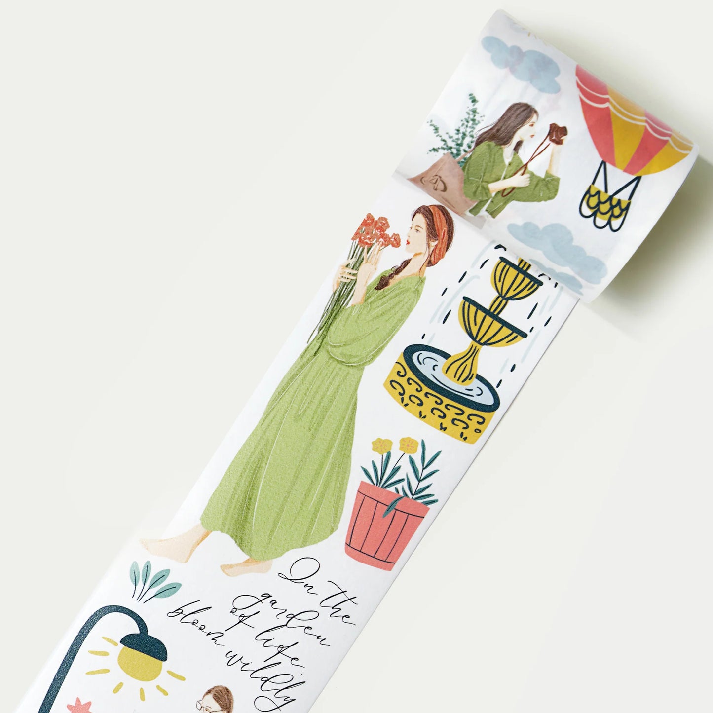 The Washi Tape Shop - Tranquil Moments in Rotterdam Wide Washi / PET Tape, illustrations