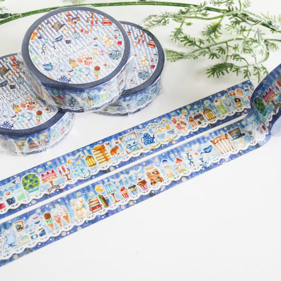 Atelier Ponta - Masking tape, Midnight Tea Party