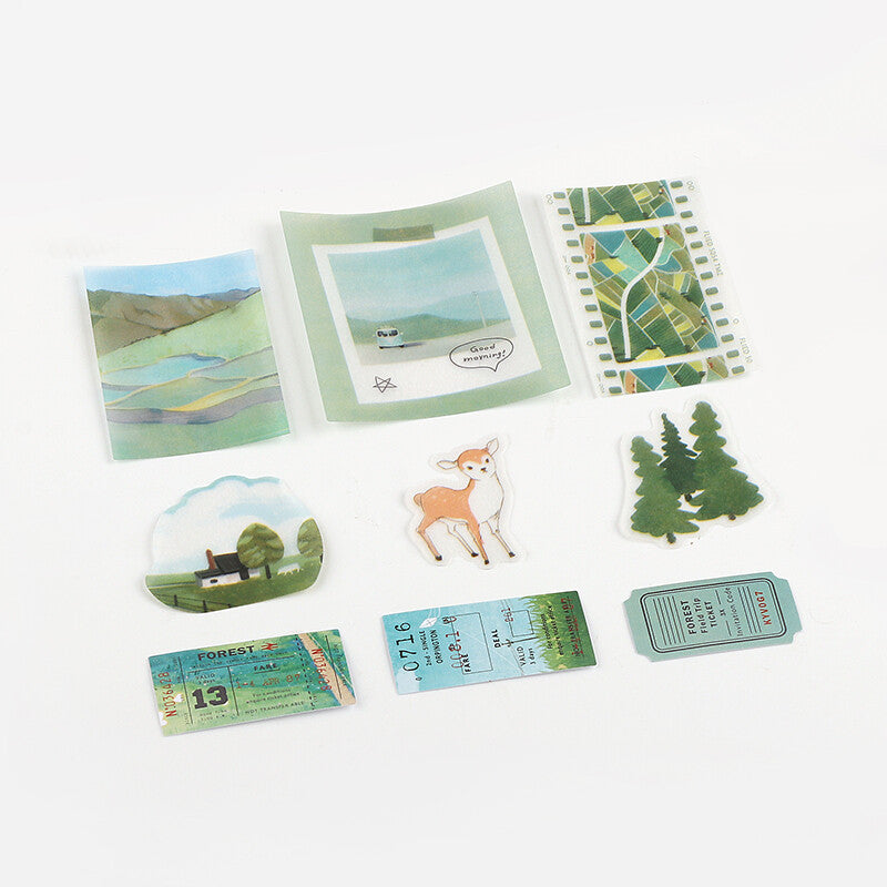 BGM - Sticker Flakes, My Travel Diary, Forest, images