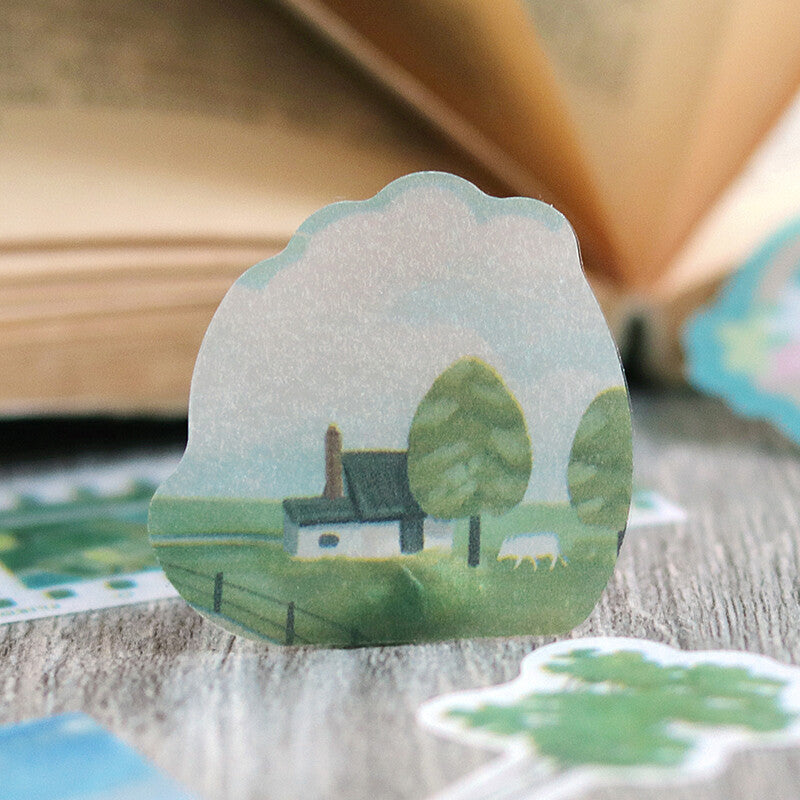 BGM - Sticker Flakes, My Travel Diary, Forest, decoration