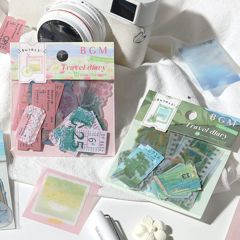 BGM - Sticker Flakes, My Travel Diary, Forest, series