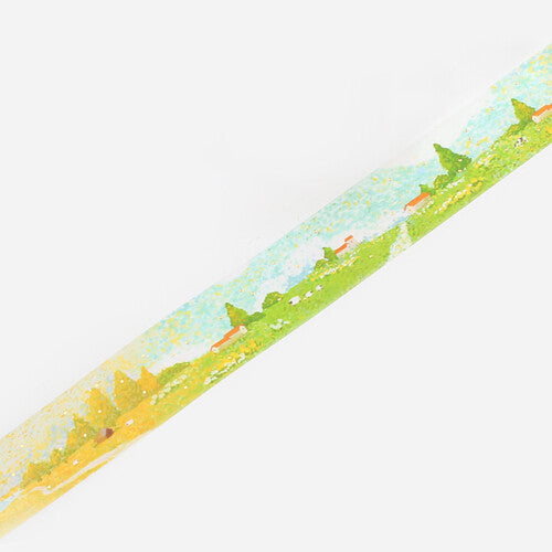 BGM - Washi tape, Special "Dot Drawing" Ranch, gold foil, loop