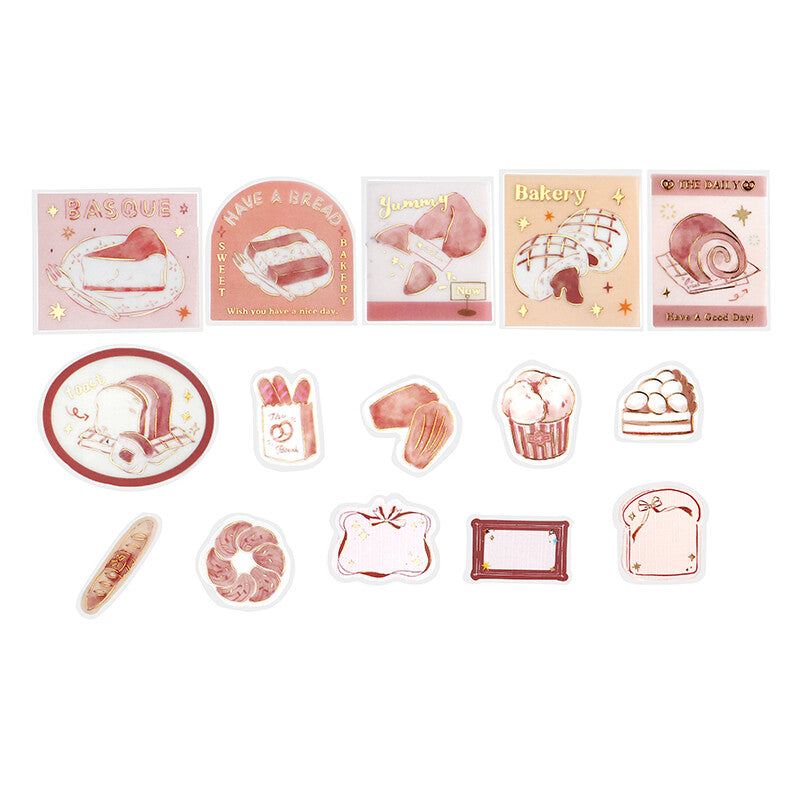 BGM - Stickers, Holiday Store Tour, Bakery, gold foil flakes, all designs